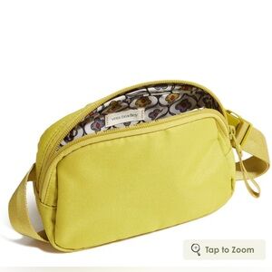 Vera Bradley Mini Belt Bag in Golden Olive